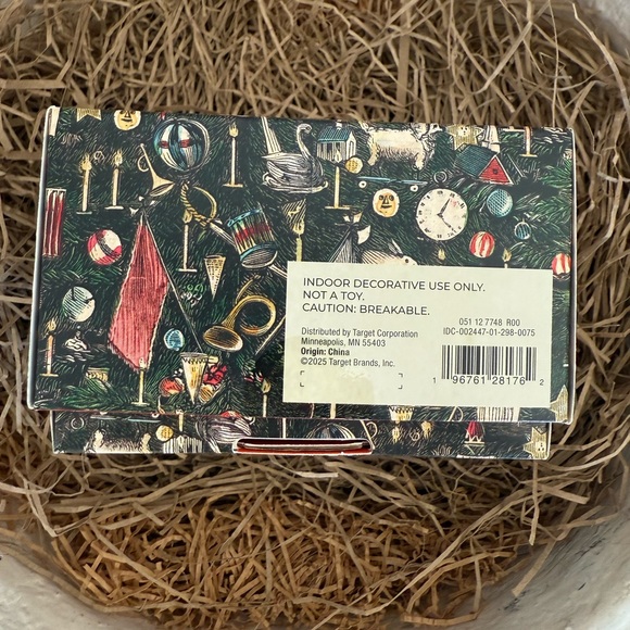 Brand NWT John Derian X Target Limited Edition 2025 Lemon Glass Ornament - Picture 7 of 8